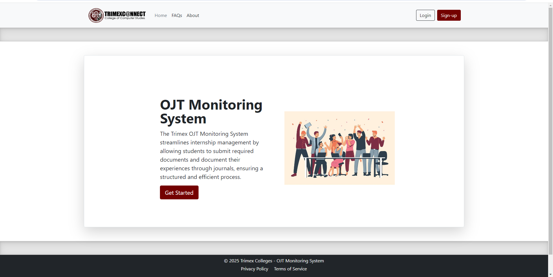 OJT Monitoring System
